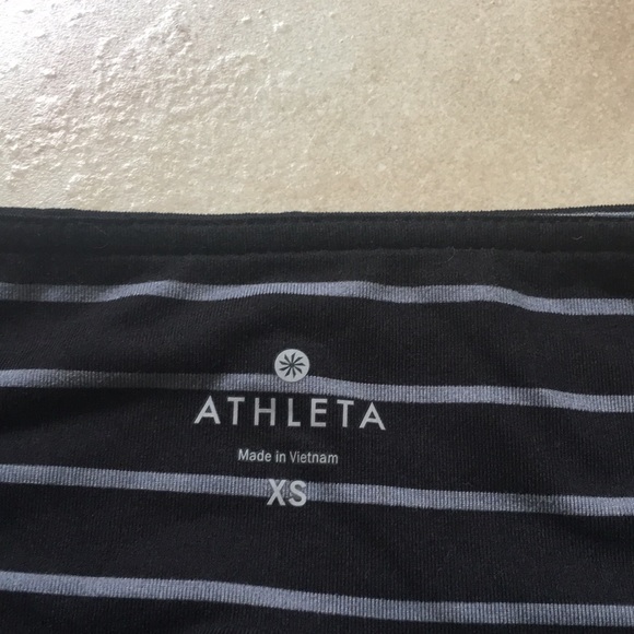 athleta XS striped leggings - Picture 3 of 3